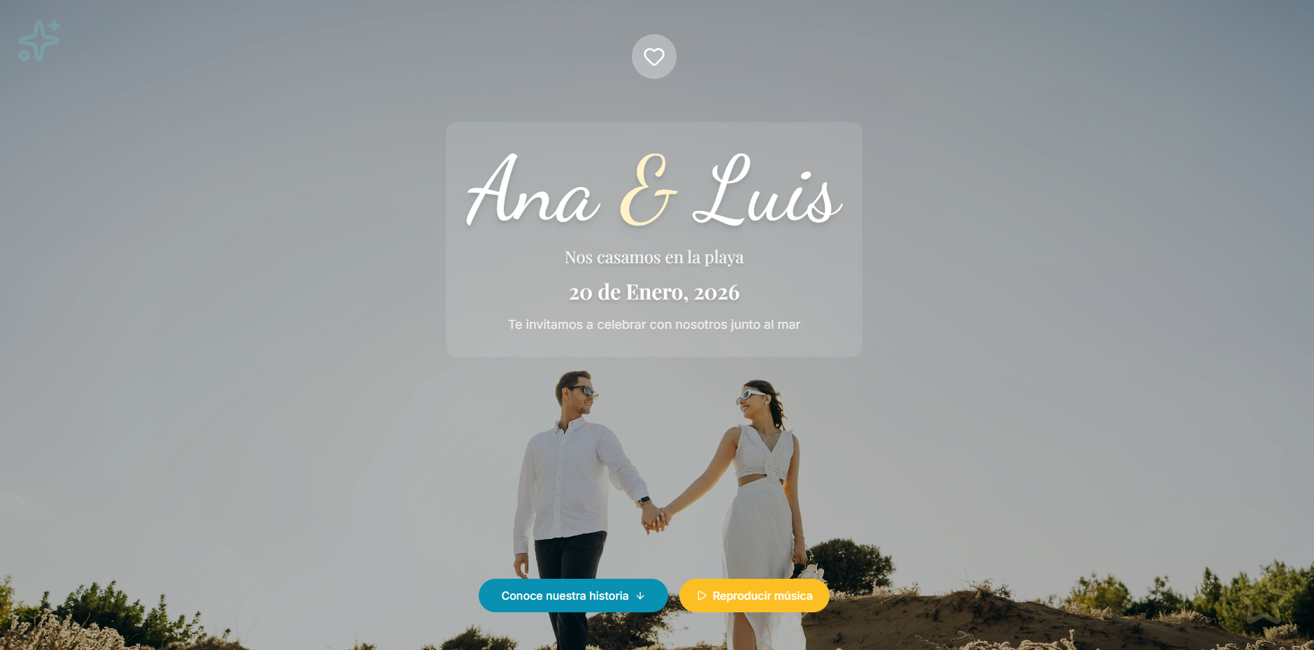 Invitación de Boda Elegante