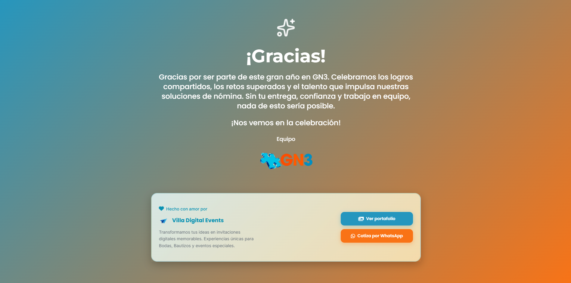 Agradecimientos ejemplo 3
