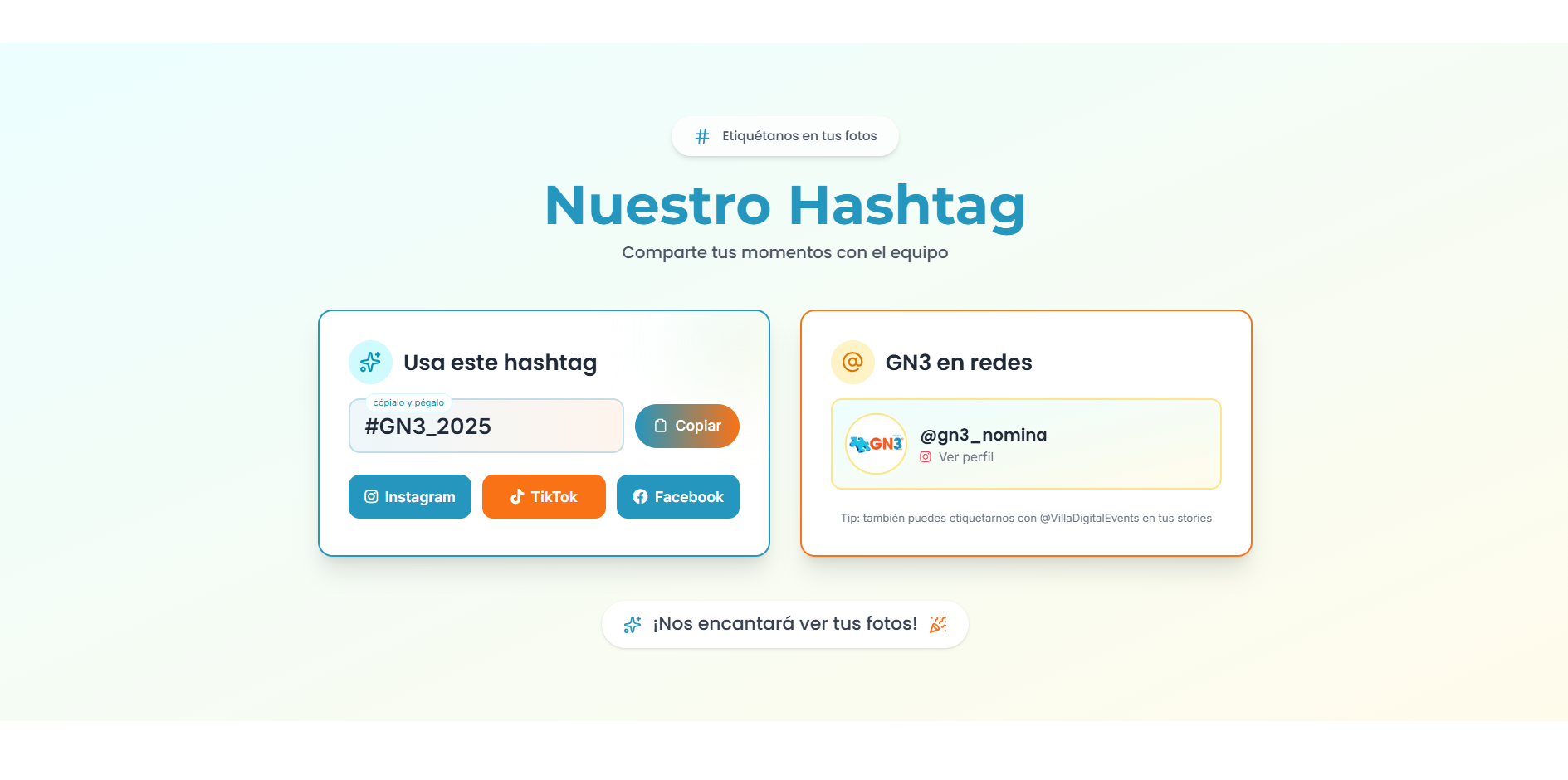 Hashtag ejemplo 2