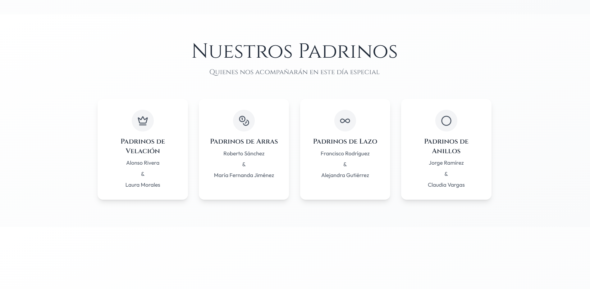 Padrinos ejemplo 2